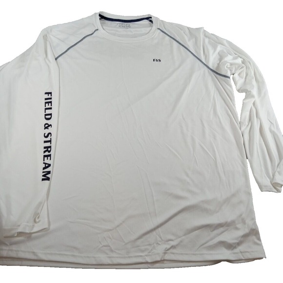 Field & Stream T-Shirt Mens 2XL Long Sleeve Fishing Moisture Wicking Lghtwght - Picture 4 of 8